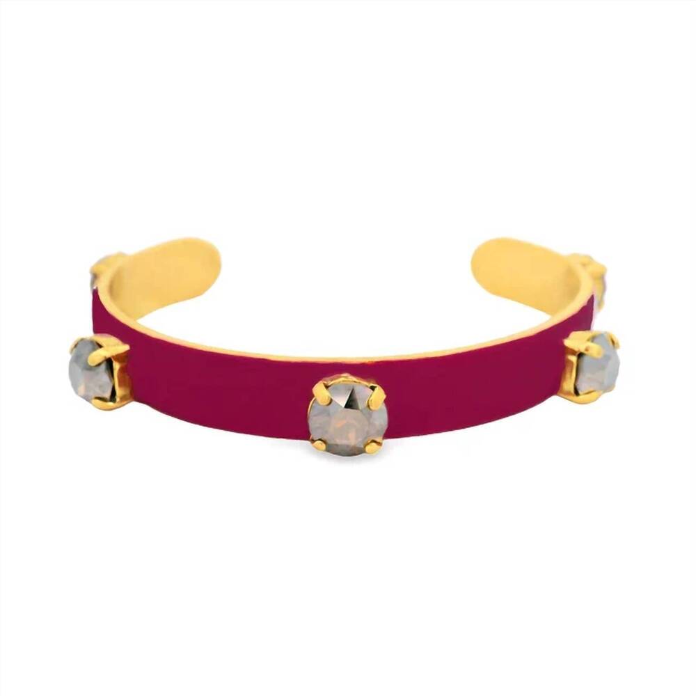 NEW TOVA women's kennedy cuff bracelet in cherry